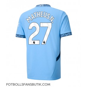 Manchester City Matheus Nunes #27 Replika Hemmatröja 2024-25 Kortärmad